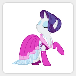 Rarity in a pink dress 3 Sticker